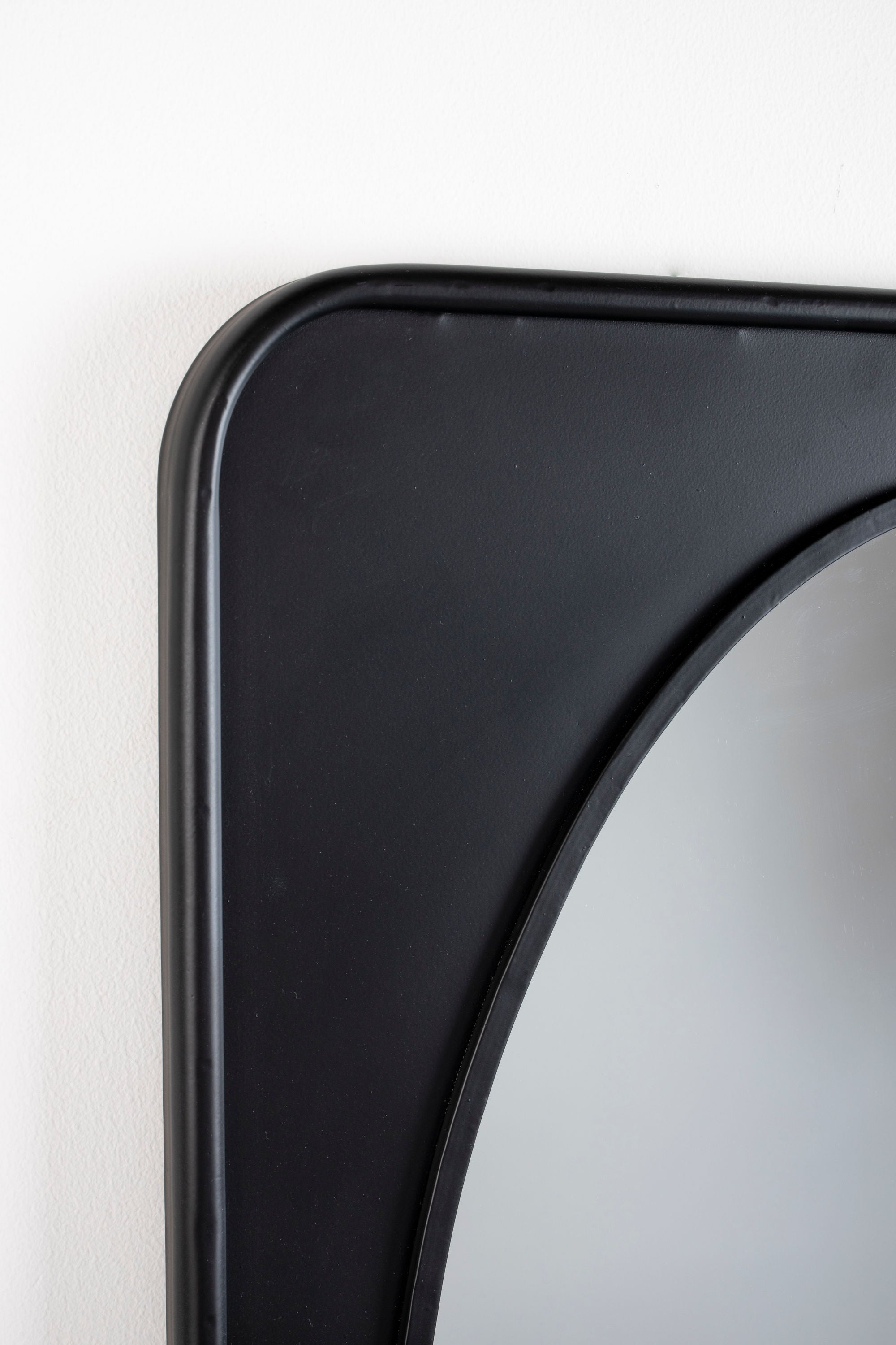 Pascal Black Shelf Wall Mirror Medium